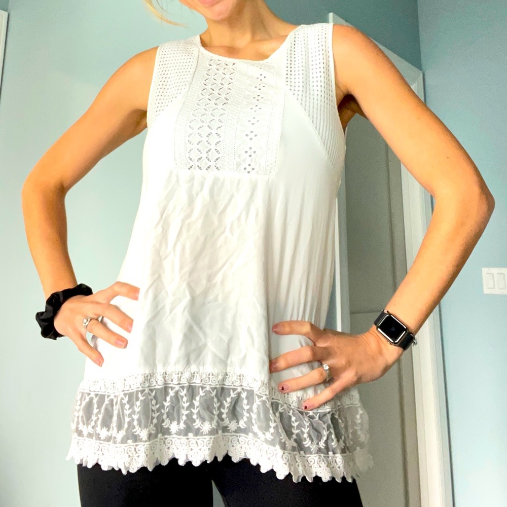 White tank tunic